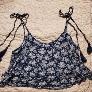 Crop top flower design
